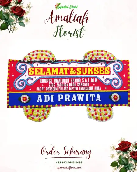 Papan Bunga Ucapan Selamat Wedding Hall Bekasi