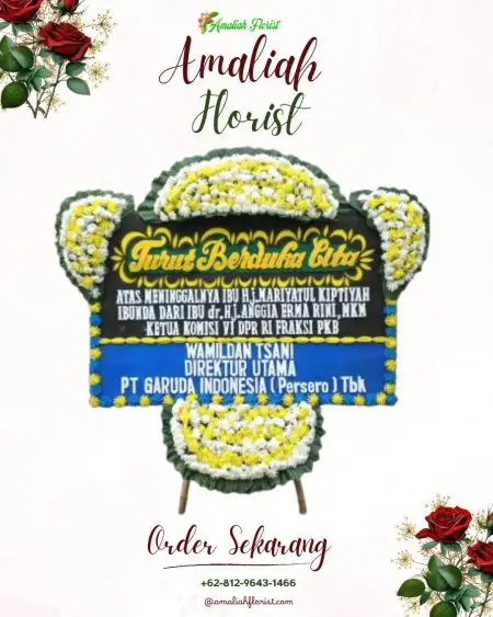 Papan Bunga Duka Wedding Hall Bekasi